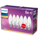 6x Philips E14 kaarslamp 5.5W Warmwit-0