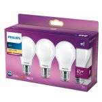3x Philips E27 Peerlamp 4.5W Warmwit-0
