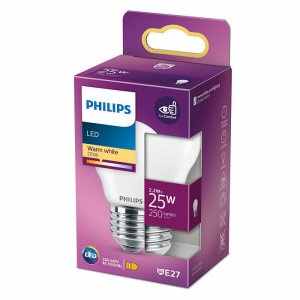 Philips E27 kogellamp 2.2W Warmwit-0
