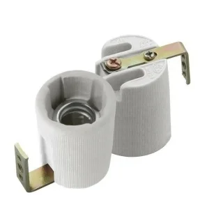 E14 Fitting + Bevestiging Zijkant Voor LED Lampen Keramisch-0