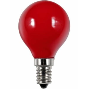 SPL E14 kogellamp 1W Rood Kleur-0