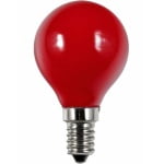 SPL E14 kogellamp 1W Rood Kleur-9866