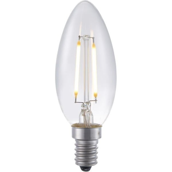 SPL E14 kaarslamp 2W Flame Helder Dimbaar-9399