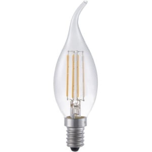 SPL E14 Kaarslamp Tip 4.0W Flame Helder Dimbaar-0