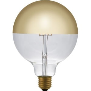 SPL E27 Globe 125 Kopspiegel Goud 6.5W Extra warmwit Helder Dimbaar-0