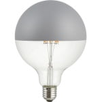 SPL E27 Globe 125 Kopspiegel Grijs 6.5W Extra Warmwit Helder Dimbaar-0
