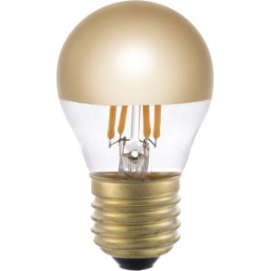 SPL E27 Kopspiegel Kogellamp Goud 4W Extra Warmwit Helder Dimbaar-0