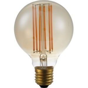 SPL E27 kogellamp 6.5W Flame Helder Dimbaar