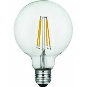 SPL E27 Globe 95 8W Extra Warmwit Helder Dimbaar-0