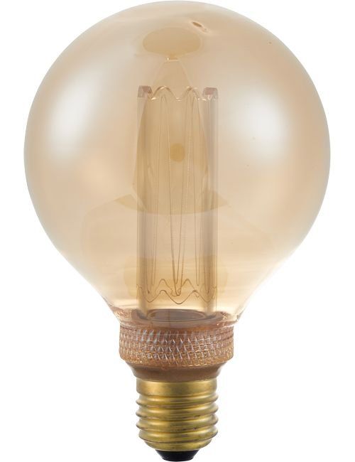 SPL E27 Globe 95 3.5W Flame Goud Dimbaar-0