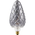 SPL E27 XXL PINE CONE 4W Flame Smoke Dimbaar-9178