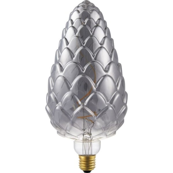 SPL E27 XXL PINE CONE 4W Flame Smoke Dimbaar-9178
