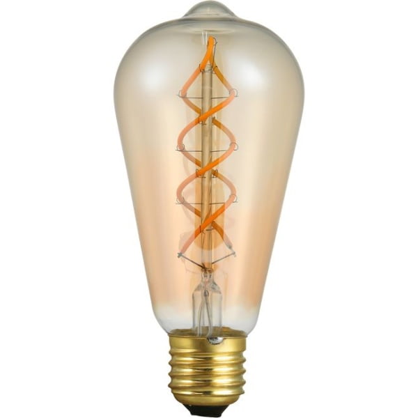 SPL E27 Edison Lamp 5W Flame Goud Dimbaar-9238