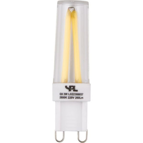 SPL G9 buislamp 3W Warmwit 360° Helder Dimbaar-9661 SPL G9 buislamp 3W Warmwit 360° Helder Dimbaar-9661