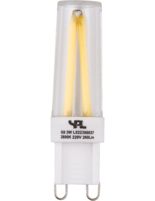 SPL G9 buislamp 3W Warmwit 360° Helder Dimbaar-0 SPL G9 buislamp 3W Warmwit 360° Helder Dimbaar-0