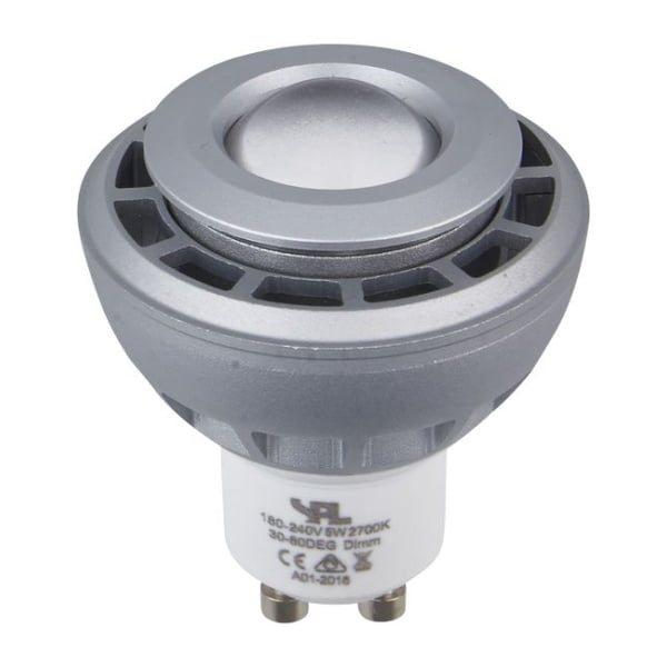 SPL GU10 spot 5.5W Aanpasbaar Zilver Dimbaar 30 Graden-9638