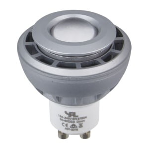 SPL GU10 spot 5.5W Aanpasbaar Zilver Dimbaar 30 Graden-0