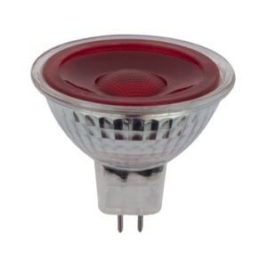 SPL GU5.3 spot 5W Rood 38° Kleur 12V AC/DC-0
