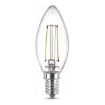Philips E14 Kaarslamp 2W Warmwit Helder-10166