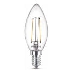 Philips E14 Kaarslamp 2W Warmwit Helder 2 Stuks-10828