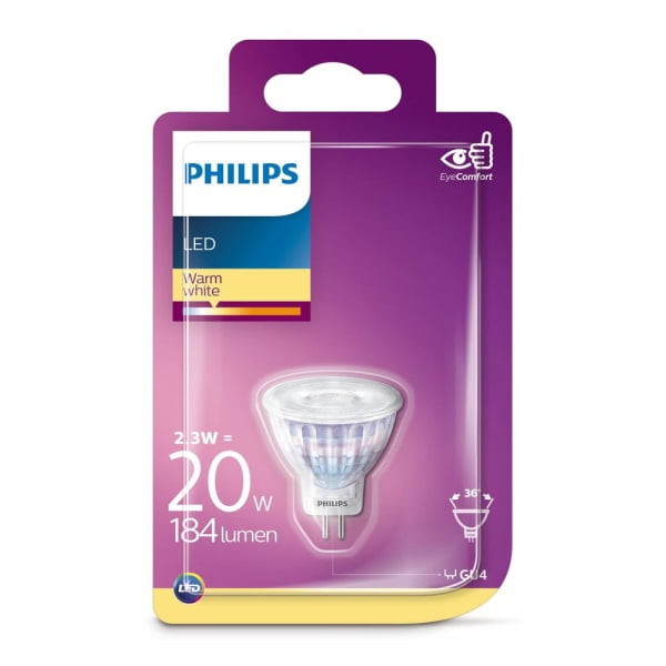 Philips Classic GU4 spot 2.3W Warmwit 36°-10565