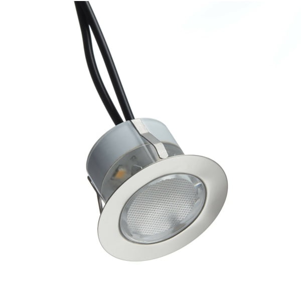 10x Brilliant COSA 45 Opbouwspot 0.42W 3000K Staal-18234