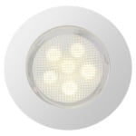 10x Brilliant COSA 45 Opbouwspot 0.42W 3000K Staal-18235