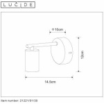 Lucide Leanne Wandlamp E27 Zwart-20292