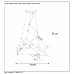 Lucide Focker Vliegtuig Kinderkamer Hanglamp E27 Grijs-20349