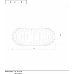 Lucide MANUELA Plafondlamp E27 Zwart-20366