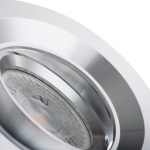 Ronde inbouwspot goudkleurig met metalen afwerking