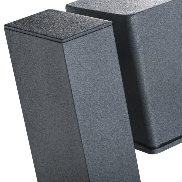 Tuin sokkel grijs aluminium 50 cm met GU10 fitting