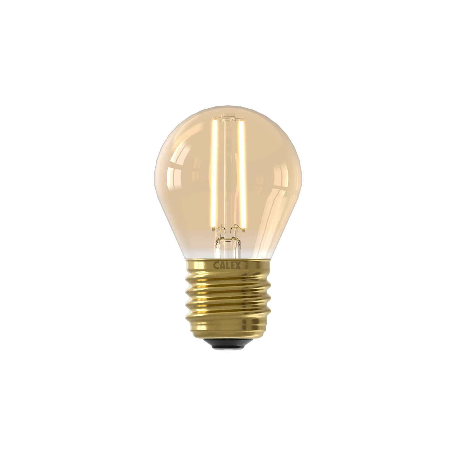 Calex E27 Kogellamp 3.5W Flame Goud Dimbaar Calex E27 Kogellamp 3.5W Flame Goud Dimbaar