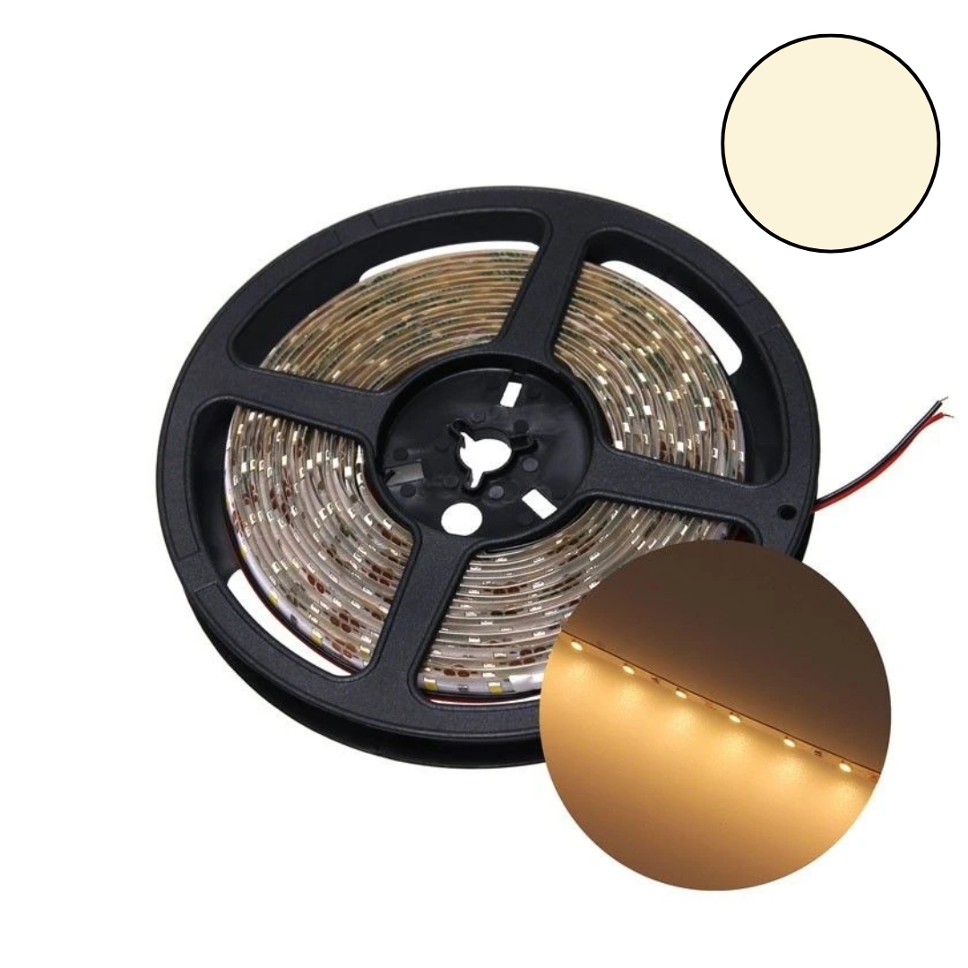 STR602835WW5M Productfoto van Dimbare LED Strip Warmwit 60 LEDs/m 12V DC IP20 2835