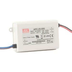 Mean Well LED Trafo 25W 9-24V DC 350mA IP42 CC-0