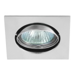 Kanlux NAVI Inbouwspot Vierkant Chroom Kantelbaar-23748