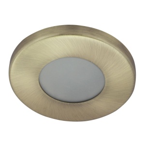 Kanlux MARIN inbouwspot rond messing-0