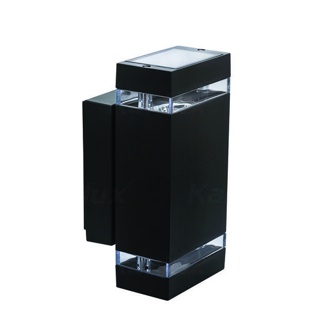 Kanlux ZEW Wandlamp Vierkant 2xGU10 Zwart-0 Kanlux ZEW Wandlamp Vierkant 2xGU10 Zwart-0