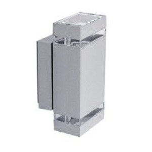 Kanlux ZEW Wandlamp Rechthoek 2xGU10 Grijs-0