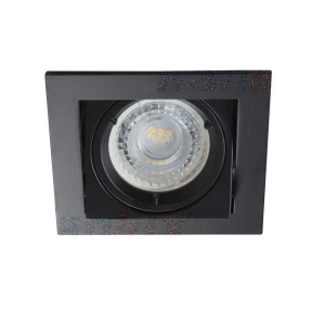 Kanlux ALREN Inbouwspot Vierkant Zwart