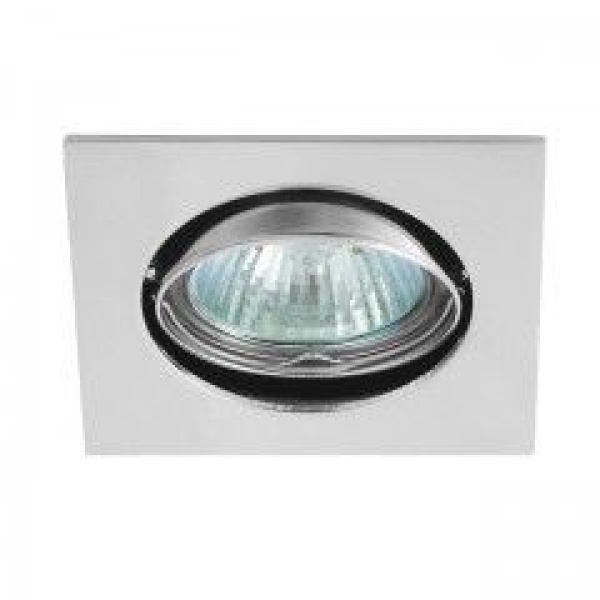 Kanlux NAVI Inbouwspot Vierkant Chroom Kantelbaar-23147