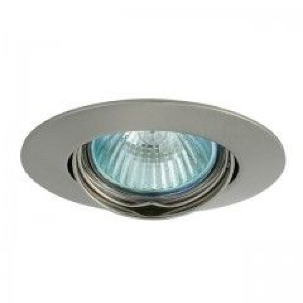 Kanlux LUTO Inbouwspot Rond Chroom Geborsteld Kantelbaar-23138