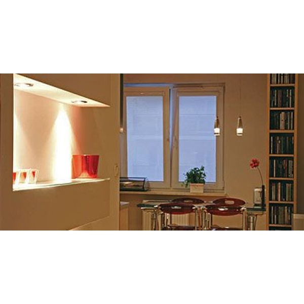 Kanlux HORN Inbouwspot Rond Zilver Geborsteld Kantelbaar-23074