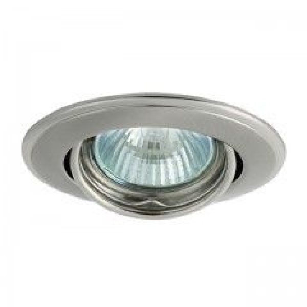 Kanlux HORN Inbouwspot Rond Zilver Geborsteld Kantelbaar-23073