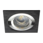 Kanlux SEIDY inbouwspot vierkant zwart-23247