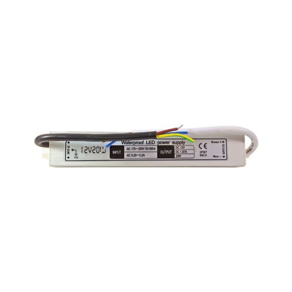 LED Trafo 20W 12VDC 1,67A IP67 CV-0