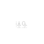 Philips MyGarden Raindrop Wandlamp 1x60W Bruin-22919