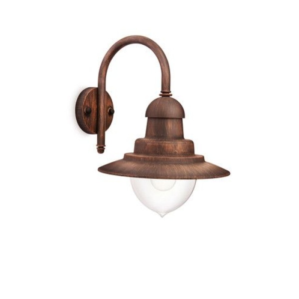 Philips MyGarden Raindrop Wandlamp 1x60W Bruin-22182