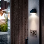 Philips MyGarden Dust Wandlamp 1x3W Zwart-22856