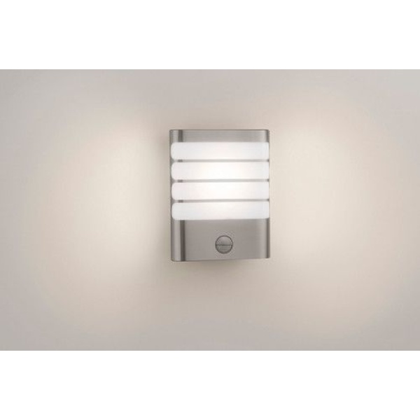 Philips MyGarden Racoon Wandlamp 1x3W Zilver Incl. bewegingsensor-22109
